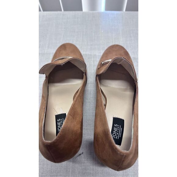JONES Women's Signature Cypra Loafer Stacked Heel Sandals Brown Size 8.5M - Picture 11 of 13